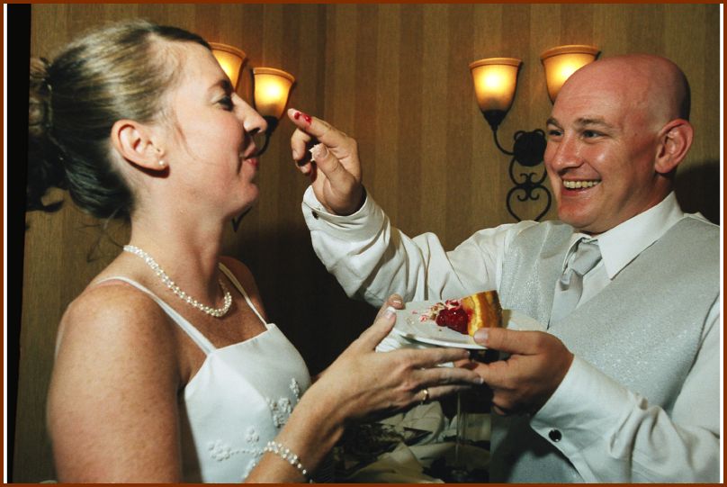 Feeding the bride